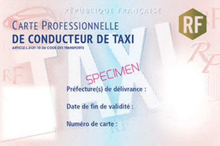 Pourquoi renouveler votre carte professionnelle de Taxi ?