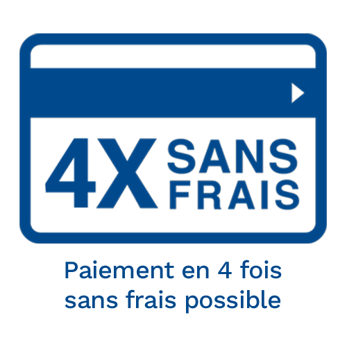 Paiement en 4x sans frais